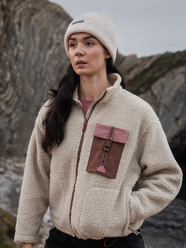 sealskinz Broomsthorpe Women's Recycled Sherpa Zip Up Fleece