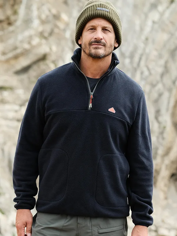 sealskinz Buxton Men's Recycled Polar Fleece Half Zip