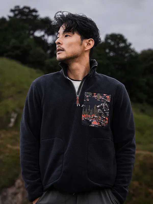 sealskinz Crownthorpe Men's Recycled Polar Fleece Half Zip