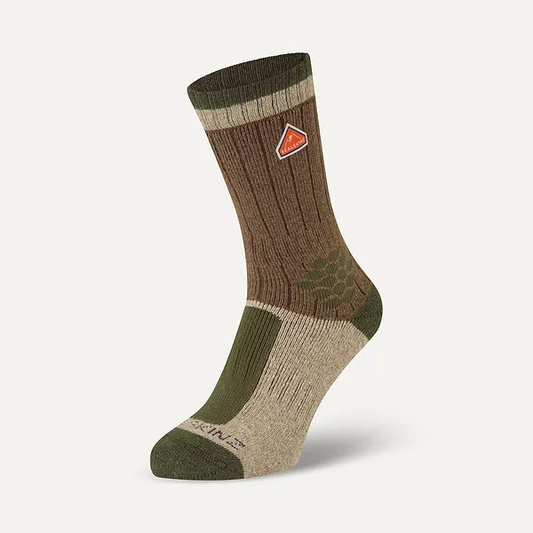 sealskinz Gresham Recycled Wool and Cashmere Mid Length Colour Block Sock