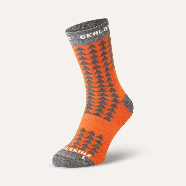 Sealskinz Hilgay Single Layer Mid Length Merino Running Sock