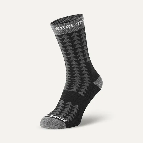 sealskinz Hilgay Single Layer Mid Length Merino Running Sock