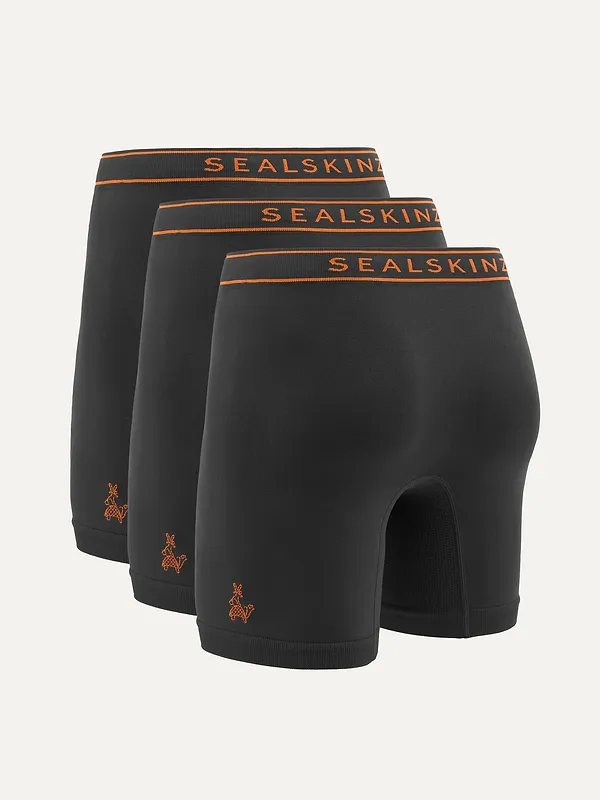 Sealskinz Newton Men's Seamless Running Boxer Short Pack Of 3