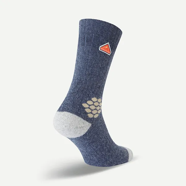 Sealskinz Scarning Recycled Wool And Cashmere Mid Length Colour Block Sock