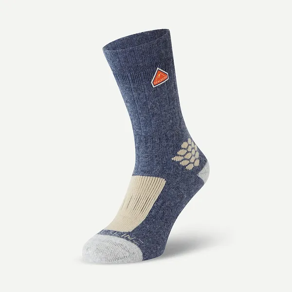 sealskinz Scarning Recycled Wool and Cashmere Mid Length Colour Block Sock