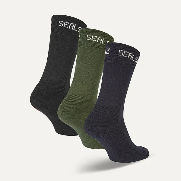 Sealskinz Suffield - 3 Pack Solo Merino Liner Sock