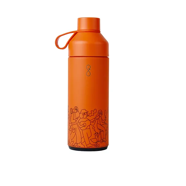 Sealskinz Sealskinz X Ocean Bottle - Reusable Water Bottle (Sun Orange 1 Litre)