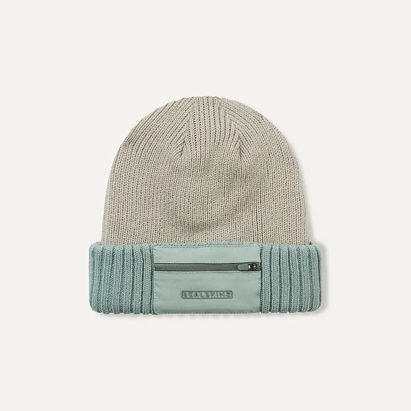 Sealskinz Waterproof Zipped Pocket Knitted Beanie Colby
