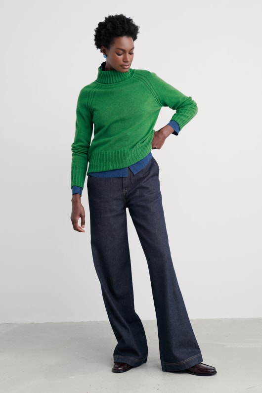 Seasalt Cornwall Basset Cove Jumper Made With Merino Wool