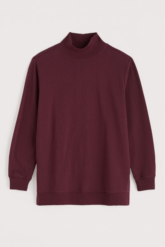 Seasalt Cornwall Bremble Organic Cotton Turtleneck Sweatshirt