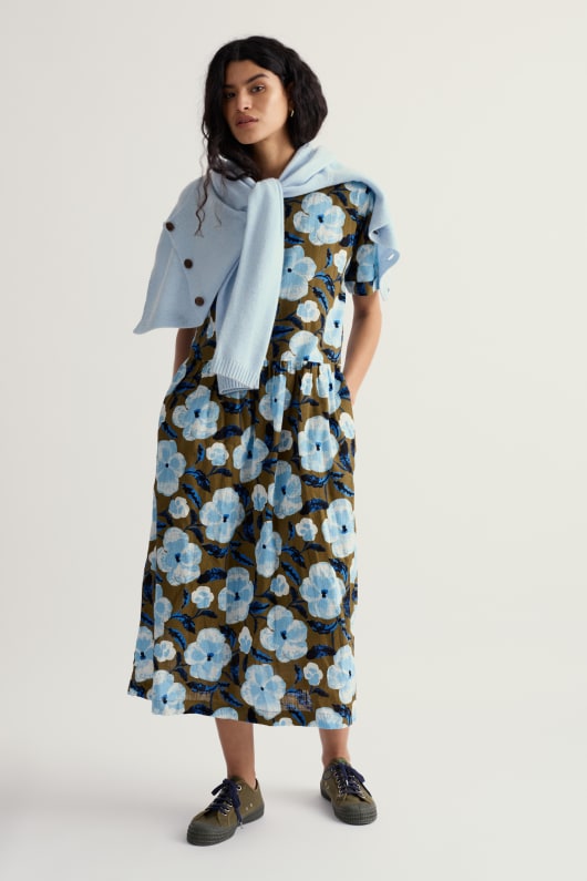 Seasalt Cornwall Brouse Dress In GOTS-Certified Organic Cotton