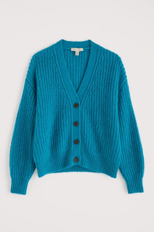 Seasalt Cornwall Brushwork V-Neck Cardigan With Mohair