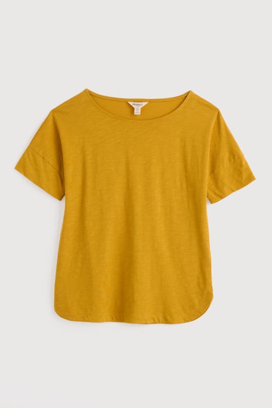 Seasalt Cornwall Bryher View T-Shirt In GOTS-Certified Organic Cotton