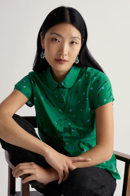 Seasalt Cornwall Budburst Flower Ceramic Bead Earrings