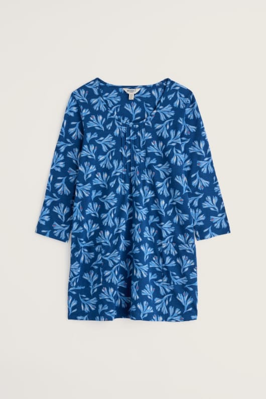 Seasalt Cornwall Busy Lizzy 3/4 Sleeve Slub Jersey Tunic