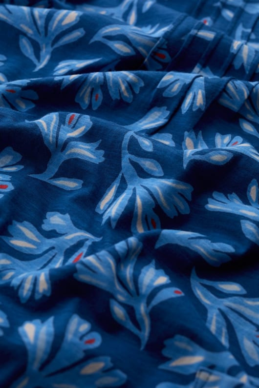 Seasalt Cornwall Busy Lizzy 3/4 Sleeve Slub Jersey Tunic