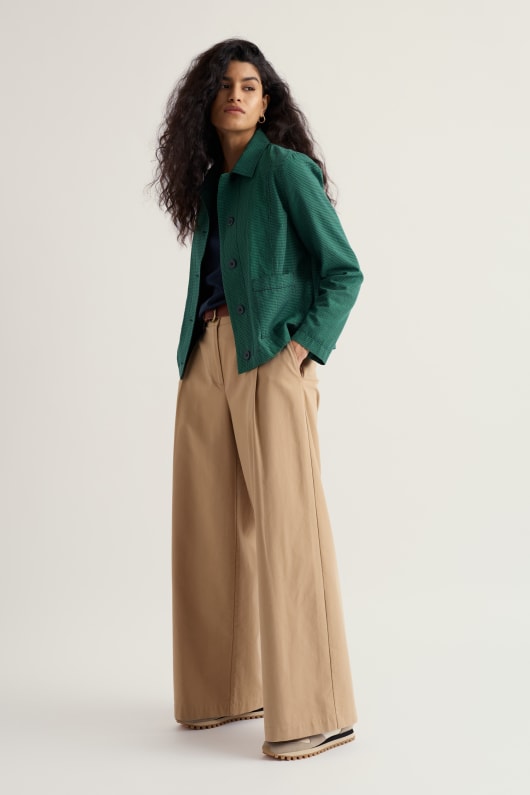 Seasalt Cornwall Carnon Downs Jacket In GOTS-Certified Organic Cotton