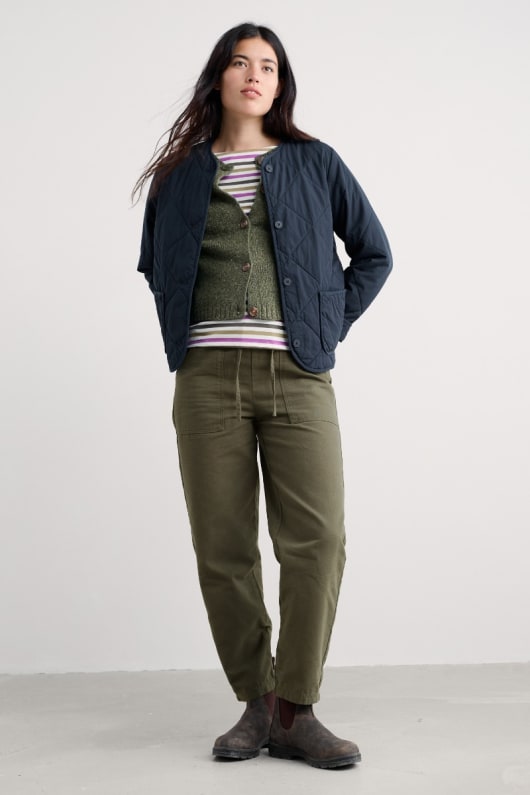 Seasalt Cornwall Dawson Pick Cardigan Made With Merino