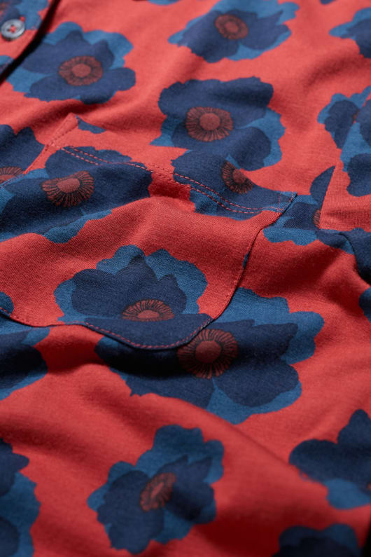 Seasalt Cornwall Dove Plant Jersey Button-Through Tunic