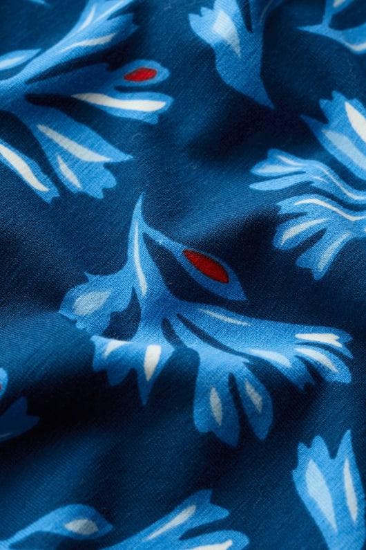 Seasalt Cornwall Easel 3/4 Sleeve Top In GOTS-Certified Organic Cotton Jersey