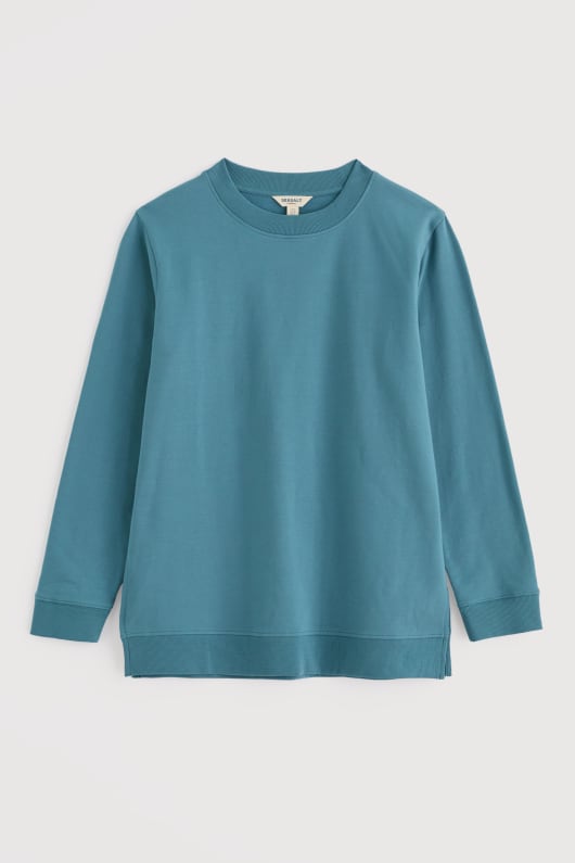 Seasalt Cornwall Genni Organic Cotton Longline Sweatshirt