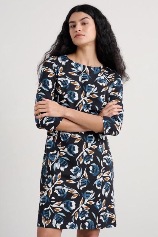 Seasalt Cornwall Greenwood Knee-Length Jersey Dress