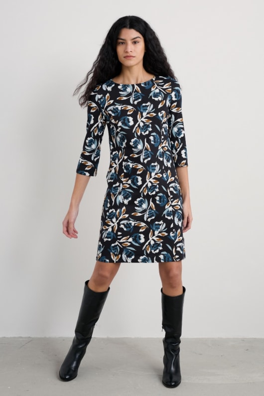 Seasalt Cornwall Greenwood Knee-Length Jersey Dress
