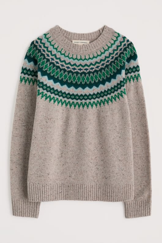 Seasalt Cornwall Gurnard's Head Fair Isle Lambswool Jumper