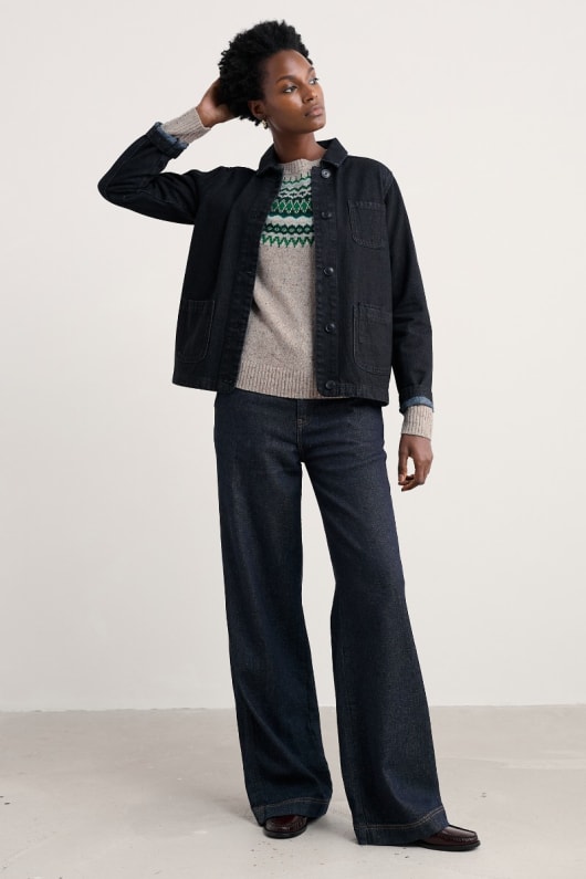 Seasalt Cornwall Gurnard's Head Fair Isle Lambswool Jumper