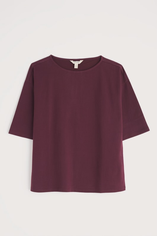 Seasalt Cornwall Gwennap Jersey Top In GOTS-Certified Organic Cotton