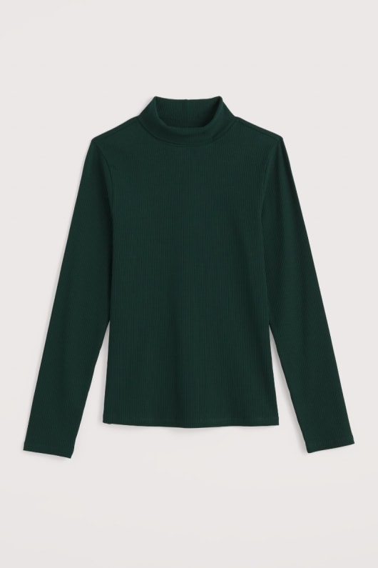 Seasalt Cornwall Hazel Rib Top In GOTS-Certified Organic Cotton Jersey