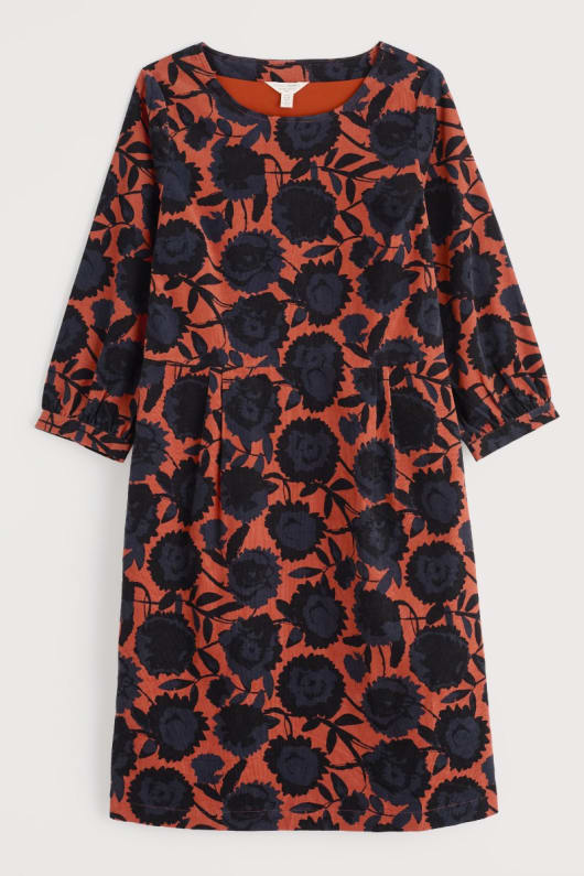 Seasalt Cornwall Herb Garden Organic Cotton Cord Dress