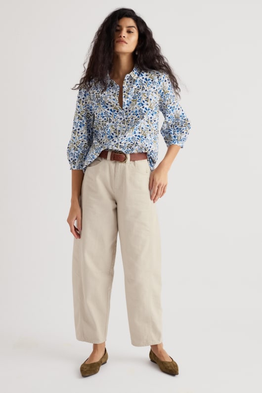 Seasalt Cornwall Hope Cottage Organic Cotton Blouse