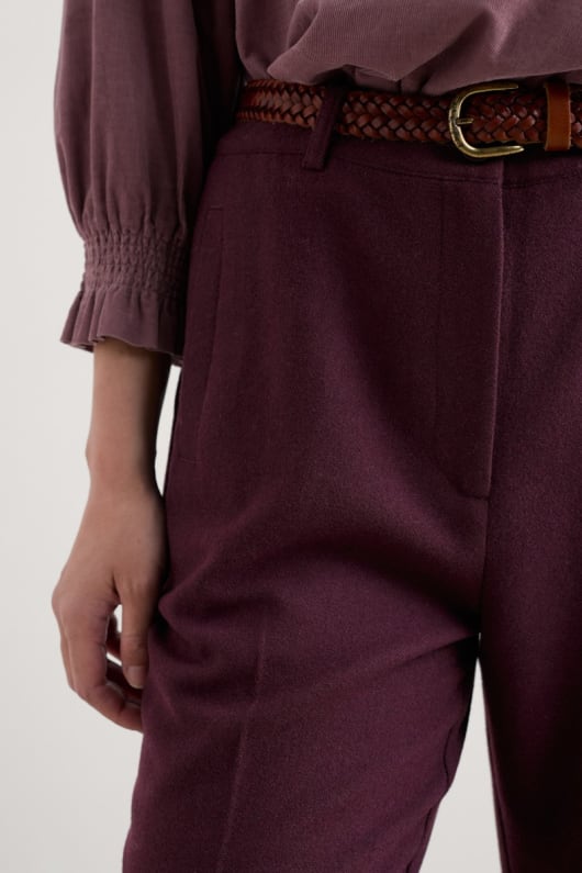 Seasalt Cornwall Lowena Wool-blend Straight Leg Suit Trousers