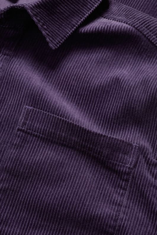 Seasalt Cornwall Men's Arrowhead Half Placket Cord Shirt