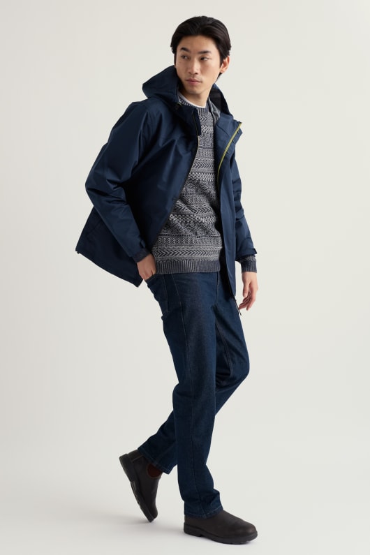 Seasalt Cornwall Men's Carter Rock Crew Neck Jumper