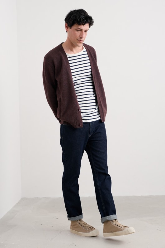 Seasalt Cornwall Men's Cleer Lambswool Blend Cardigan