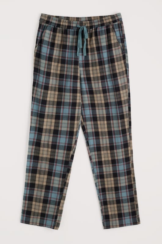 Seasalt Cornwall Men's Connerton Pyjama Trousers In GOTS-Certified Organic Cotton Flannel