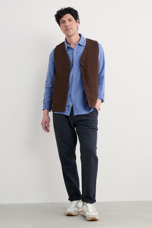 Seasalt Cornwall Men's Kettle Double Gauze Shirt In GOTS-Certified Organic Cotton