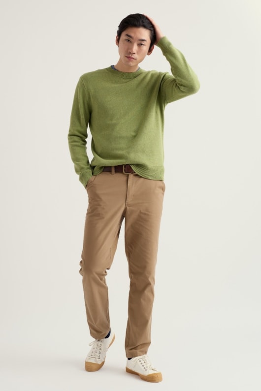 seasalt cornwall Men's Moorstone Knitted Organic Cotton Jumper