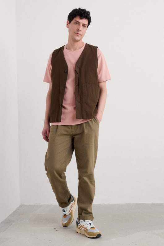 Seasalt Cornwall Men's Organic Cotton Metern Waistcoat