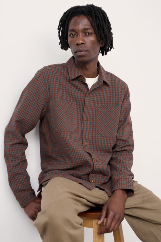 seasalt cornwall Men's Rigging Organic Cotton Overshirt