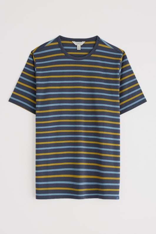 Seasalt Cornwall Men's Seven Seas Sailor Tee In GOTS-Certified Organic Cotton