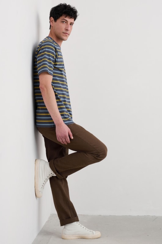 Seasalt Cornwall Men's Seven Seas Sailor Tee In GOTS-Certified Organic Cotton