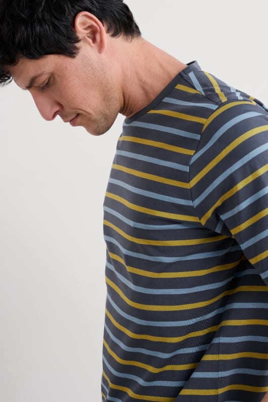 Seasalt Cornwall Men's Seven Seas Sailor Tee In GOTS-Certified Organic Cotton