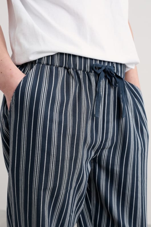 Seasalt Cornwall Men's Shipping Lights Striped Pyjama Trousers