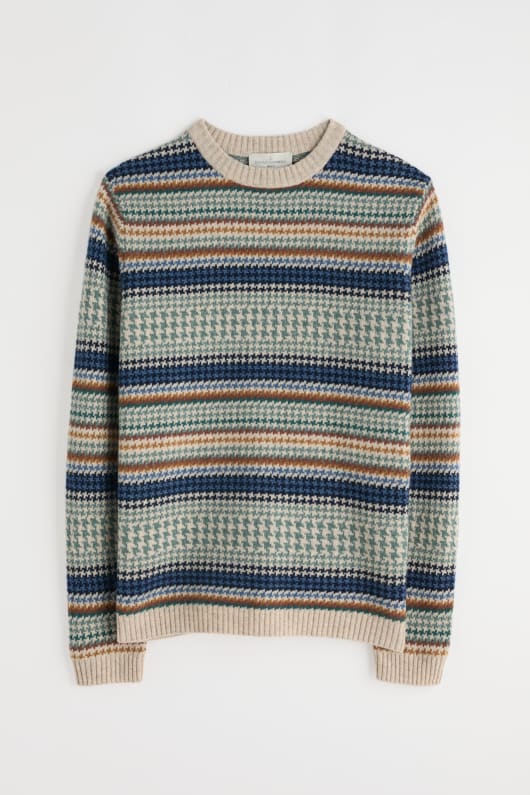 Seasalt Cornwall Men's Stennack Jumper Made With Lambswool