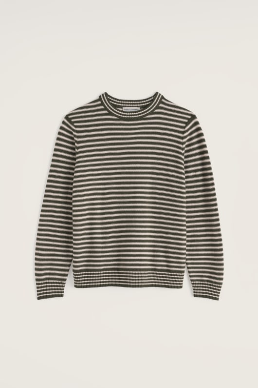 Seasalt Cornwall Men's Trenale Organic Cotton Striped Jumper