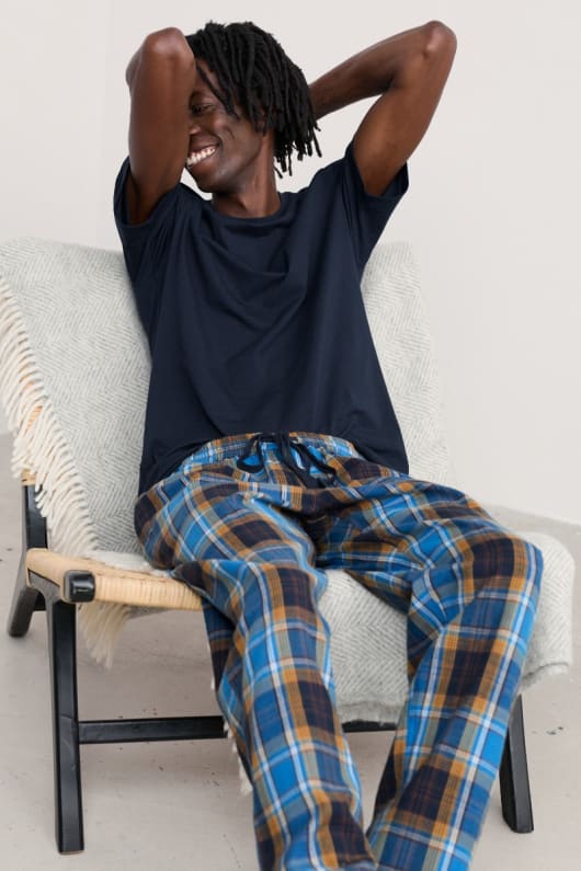 seasalt cornwall Men's Trevothen Short Sleeve Pyjama Set