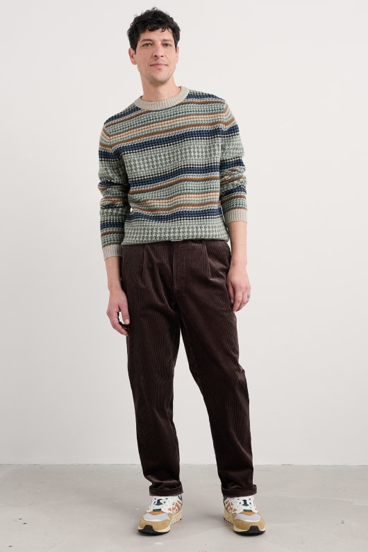 Seasalt Cornwall Men's Yeoman Relaxed Tapered Cord Trousers